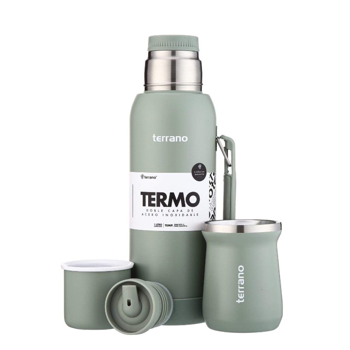 Kit Termo 1LT base de silicona + mate tradicional oliva 