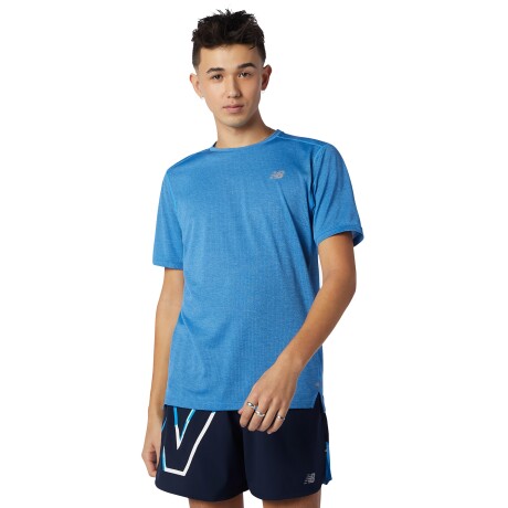 Remera New Balance de Hombre - IMPACT RUN - MT01234HEH BLUE