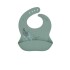 Babero Silicona Platinum Flores Kikkaboo Verde