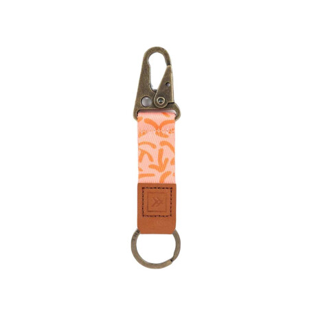 Llaveros Thread Keychain Clip Coral