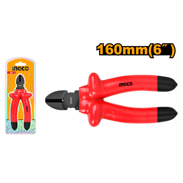 ALICATE AISLADO 6´´ 1000V INGCO CORTE DIAGONAL ALICATE AISLADO 6´´ 1000V INGCO CORTE DIAGONAL