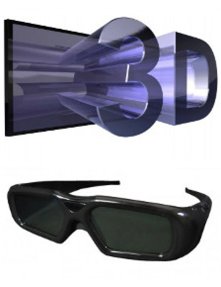 Vivitar - VIV3DSAM - Lentes 3D de Alta Definición para Tv Samsung. Batería Recargable de Litio, Dura 