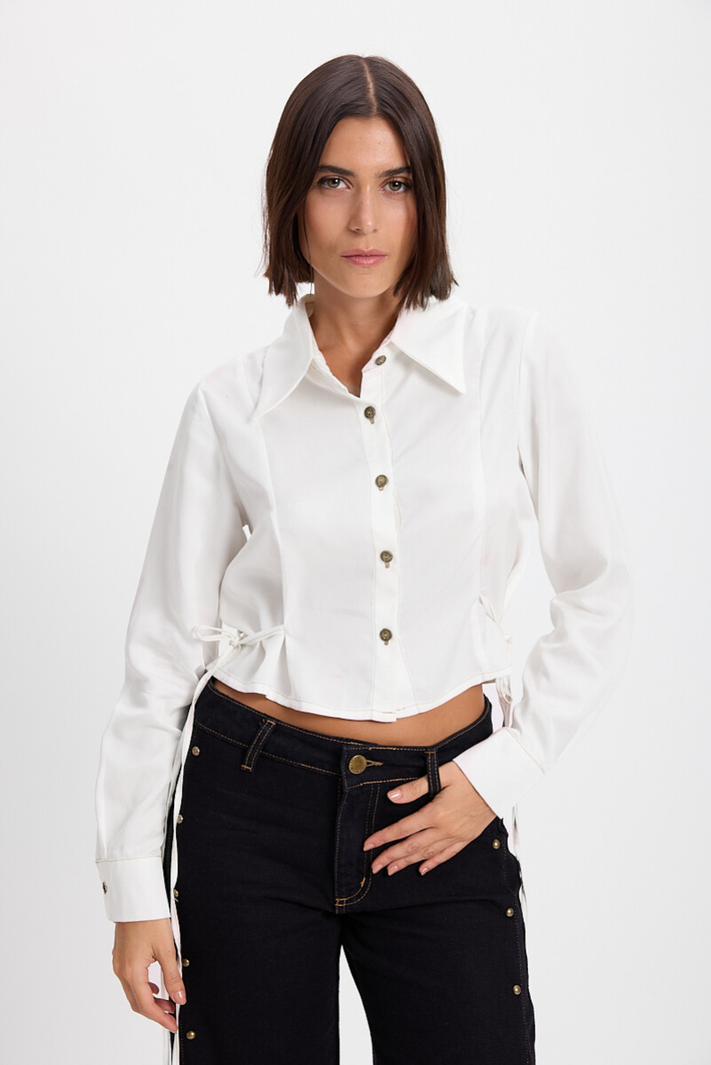 Camisa Corset - Blanco 