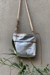 Jewel Envelope Bag Plateado