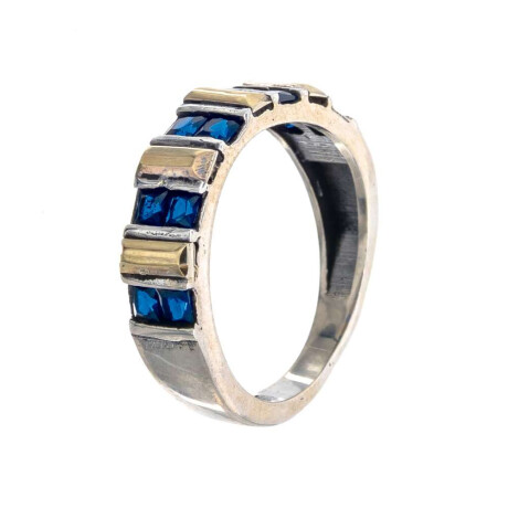 Anillo Plata 925 Double Y Circonias