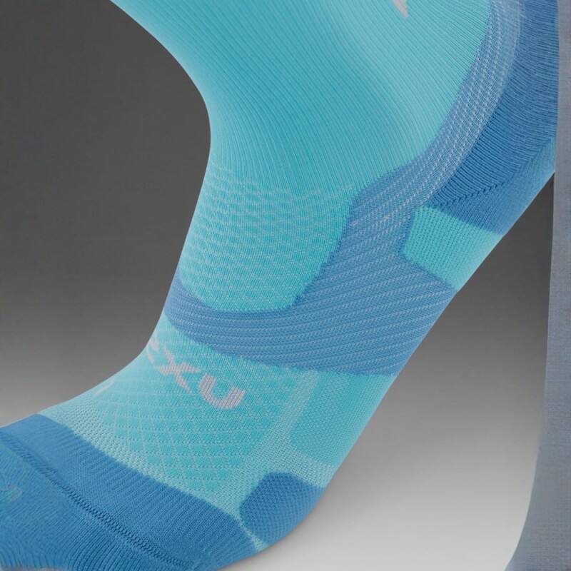Medias Training Vectr Light Cushion Crew Socks Unisex Retro Blue/azure Blue