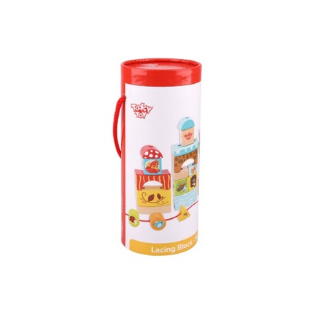 Juego Tooky Toy Bloques de Enhebrar 001