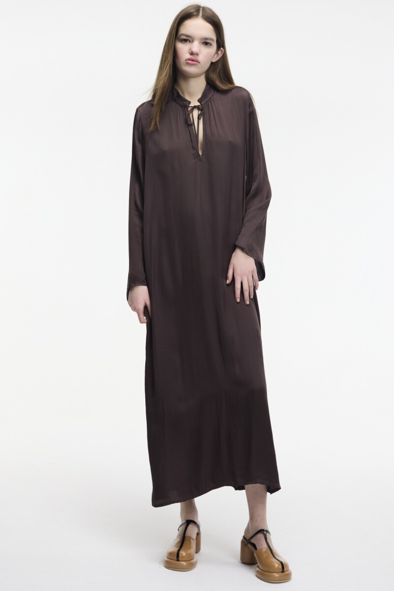 Vestido Romira Marron