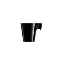 TAZA LUMINARC 80ML NEGRO NEGRO