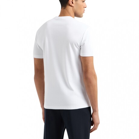ARMANI GOLD LABEL VISCOSE-JERSEY CREW White