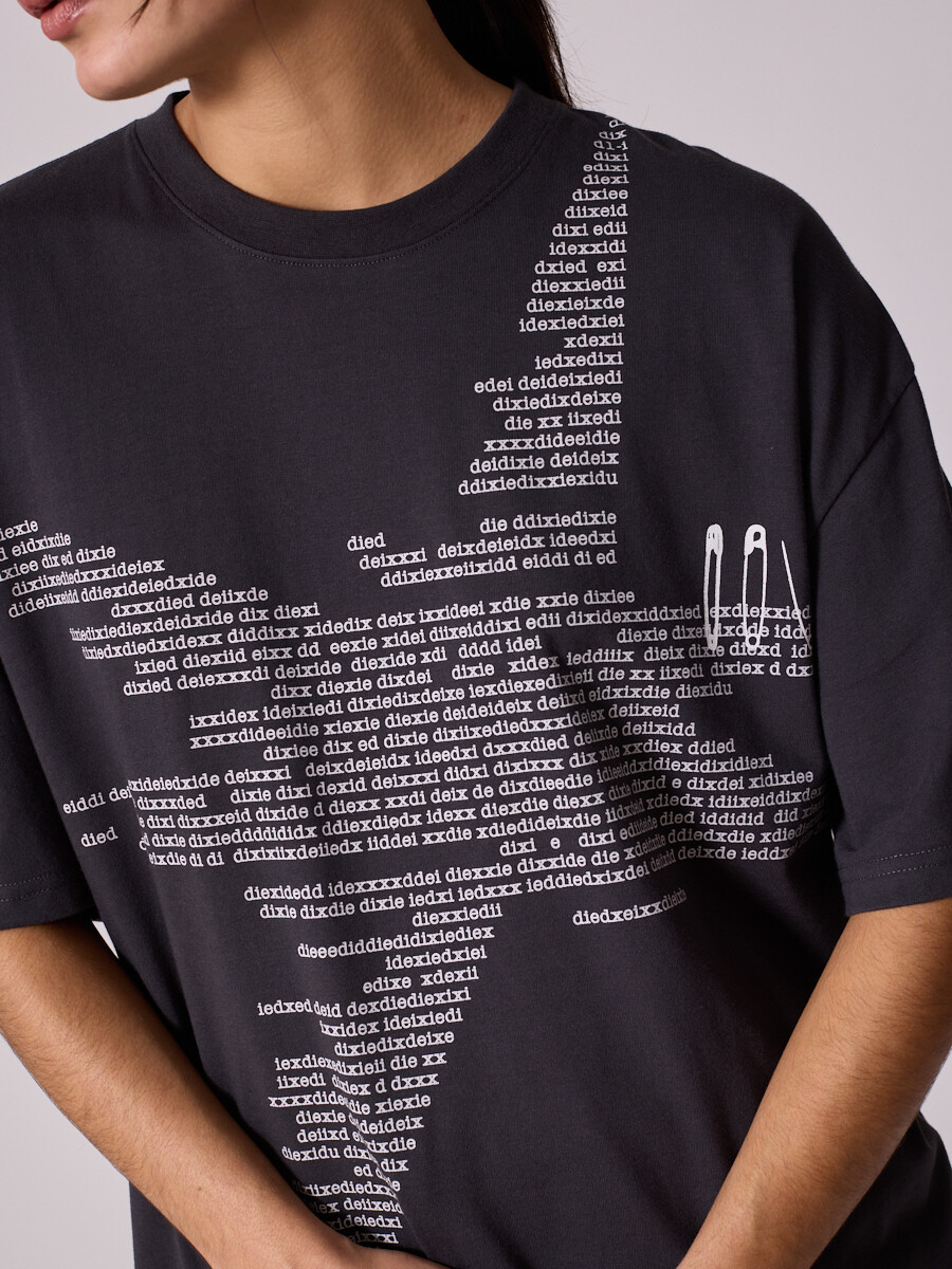 T-SHIRT CAFIL DIXIE Gris Oscuro