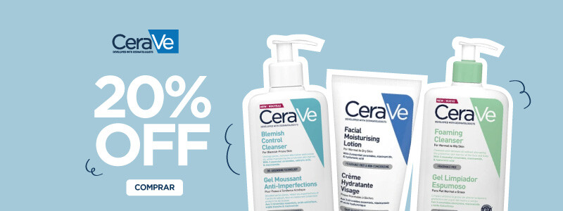 Cerave 20% off.