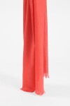 Pashmina lisa rojo