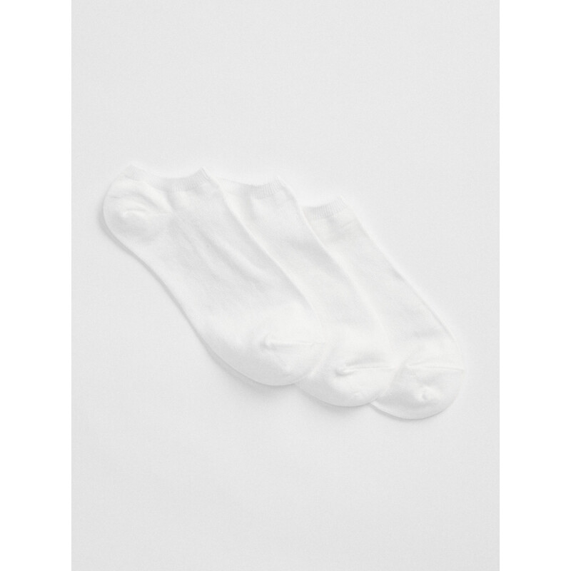 BASIC ANKLE 3PK WHITE