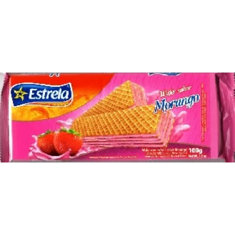 WAFFLE RELL ESTRELA 100G FRUTILLA WAFFLE RELL ESTRELA 100G FRUTILLA