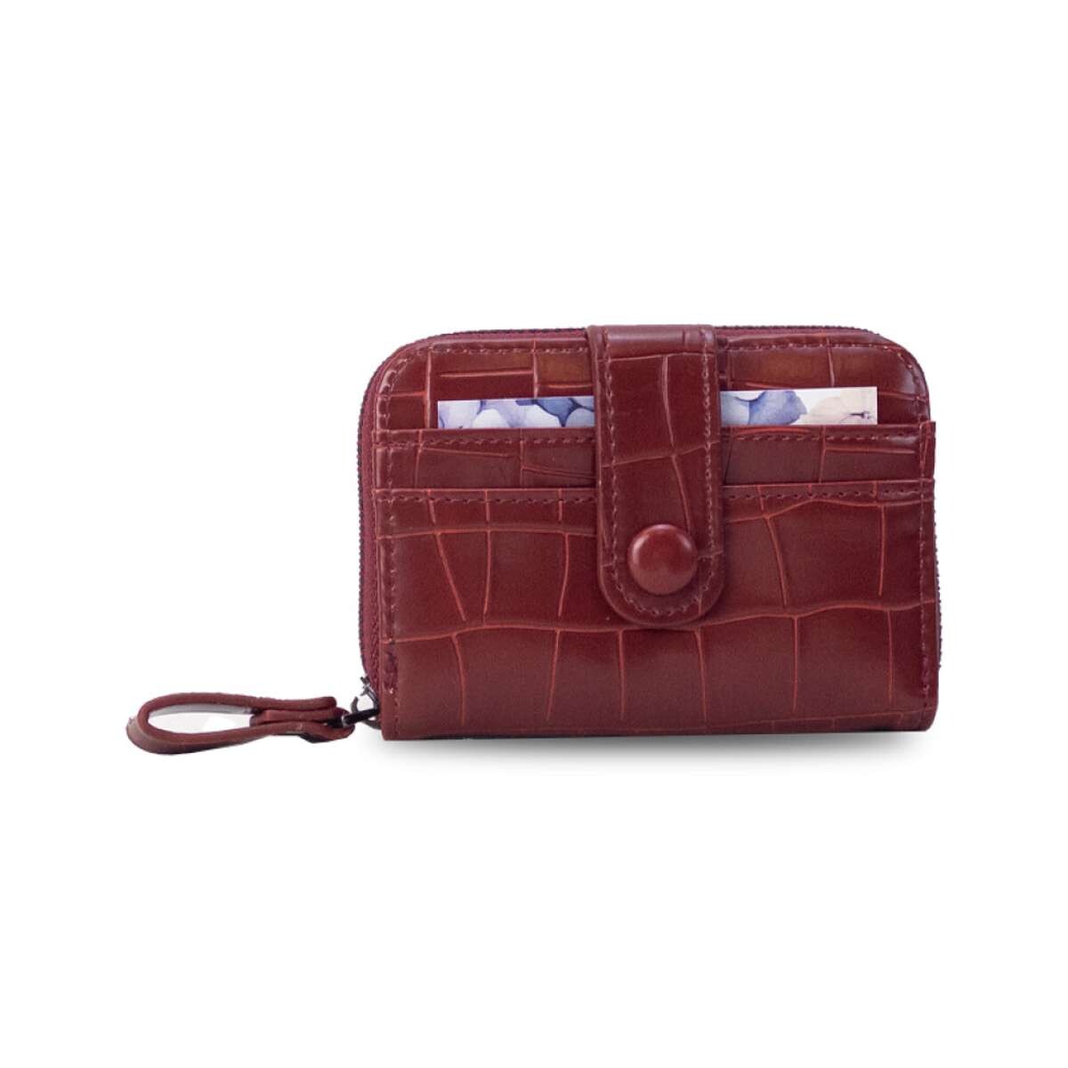 Tarjetero Irina Croco - Bordeaux 