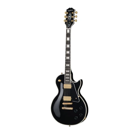 Guitarra Electrica Epiphone Les Paul Custom Ebony C/funda Guitarra Electrica Epiphone Les Paul Custom Ebony C/funda