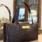 Tote Bag Baguette Croco Chocolate