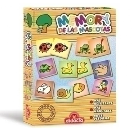 Juego de Mesa Memory de las Mascotas Didacta 001