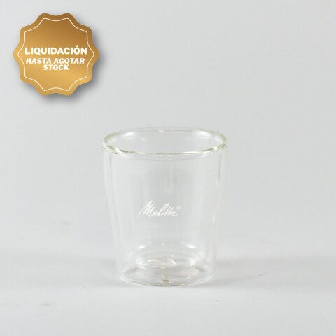 VASO MELITTA 80ML PARED DOBLE X2 Unica