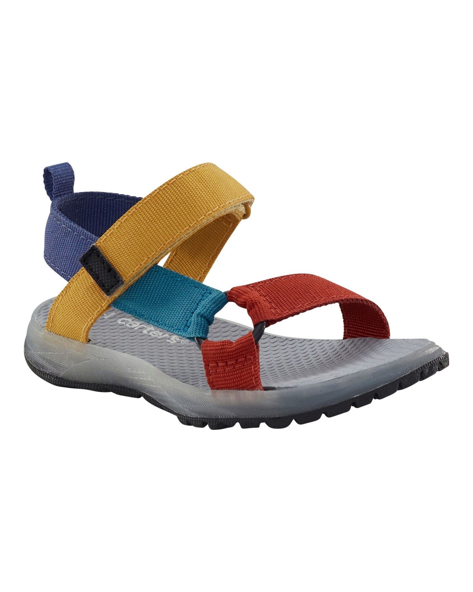 Sandalias con luces, diseño colorblock Sin color