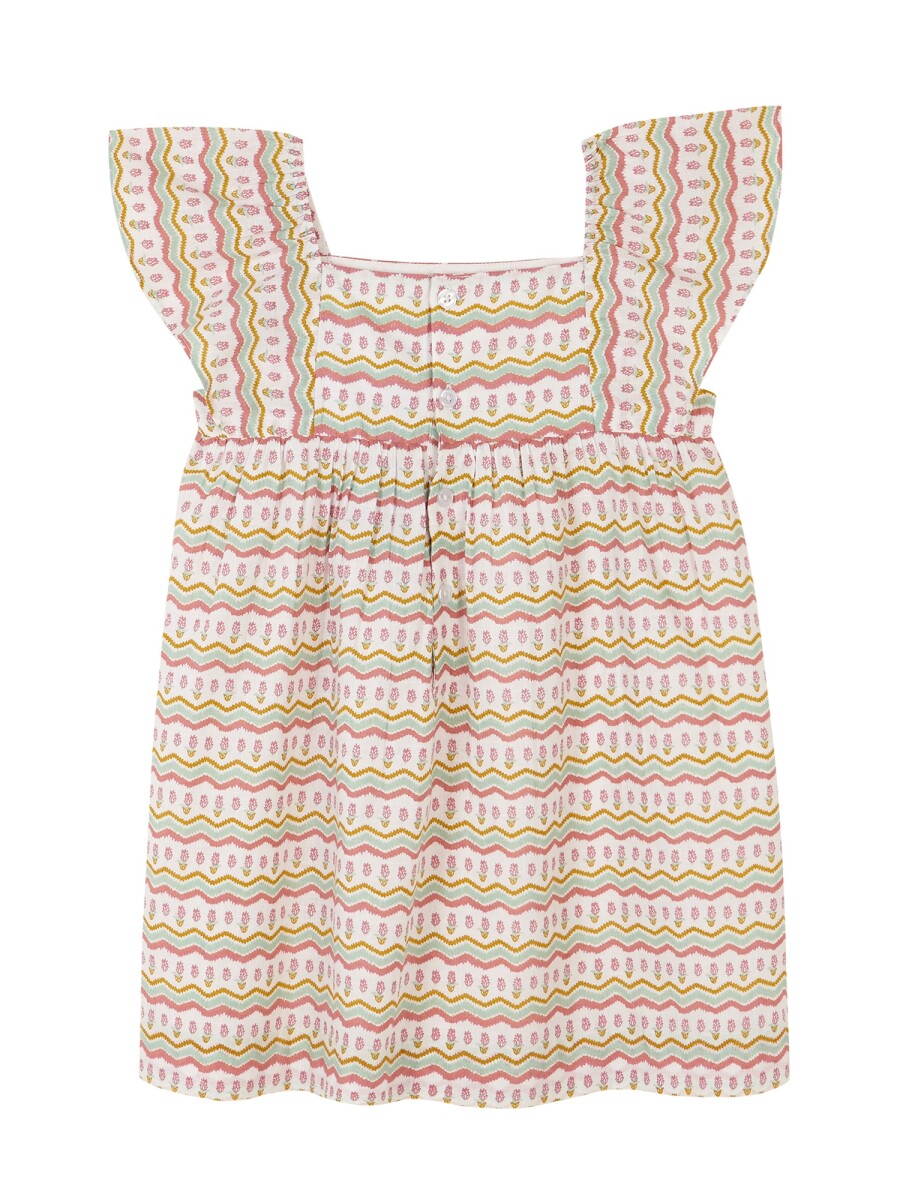 Vestito Print Ikat Piedra