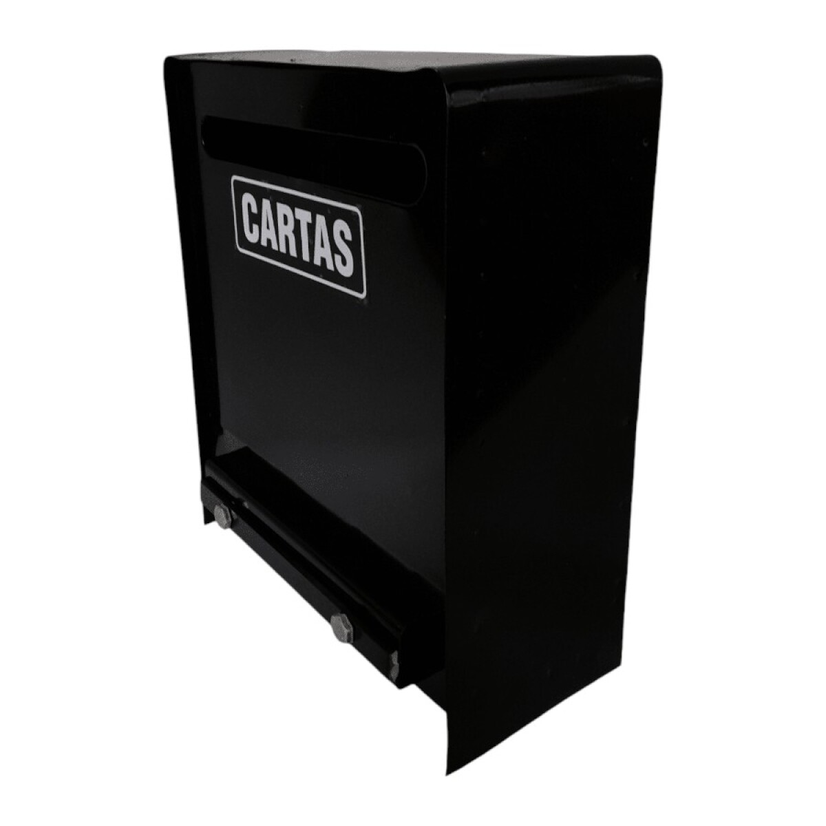 Buzón metálico para cartas - Negro 