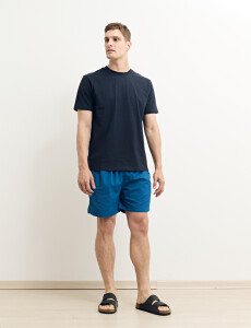 450401 SHORT HARRINGTON LABEL Azul Piedra