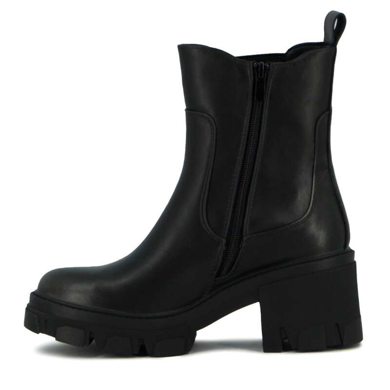 Botas Con Elástico Mujer Darkness Negro