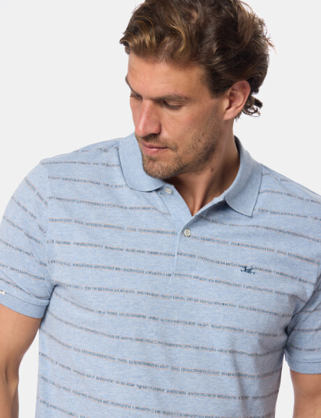 REMERA POLO ESTAMPADA Denim