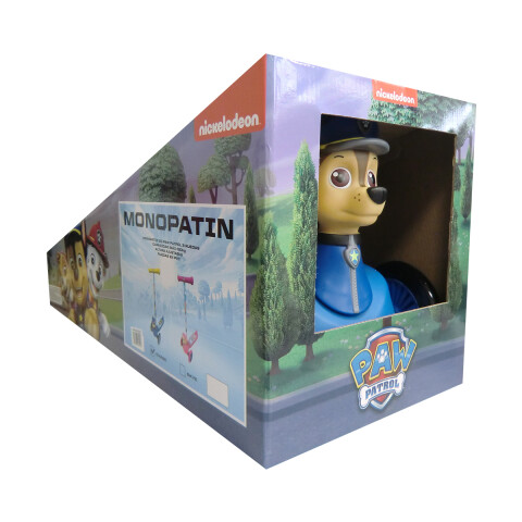 Monopatín Infantil 3d Paw Patrol Con 3 Ruedas Oficial CELESTE