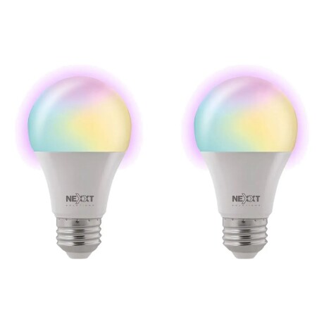 Nexxt home smart wi-fi led color bulb (pack x2) rgb nhb-c1202pk Nexxt home smart wi-fi led color bulb (pack x2) rgb nhb-c1202pk