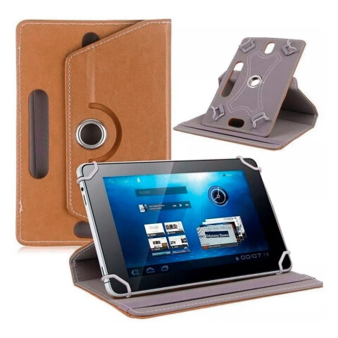 Estuche Funda Protector Tablet Plegable 8 9 Pulgadas 360º Variante Color Marrón