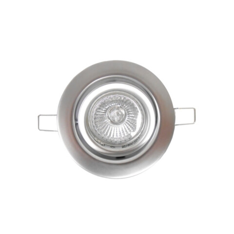 Spot basculante de embutir para dicorica, color plata AU5123