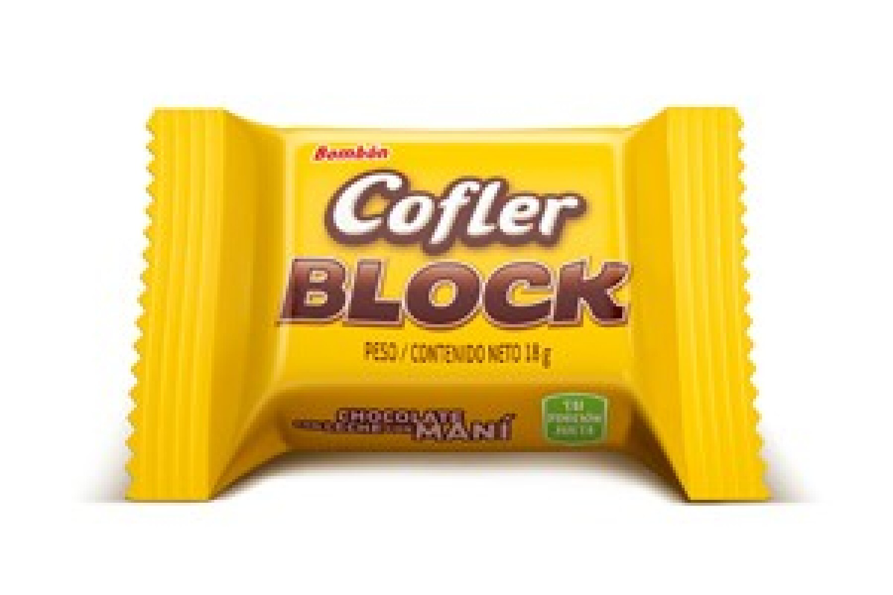 TABLETA CHOCOLATE COFLER BLOCK 16G MANI 