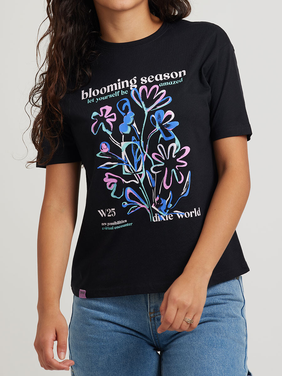 T-SHIRT ASHLIL DIXIE - Negro 