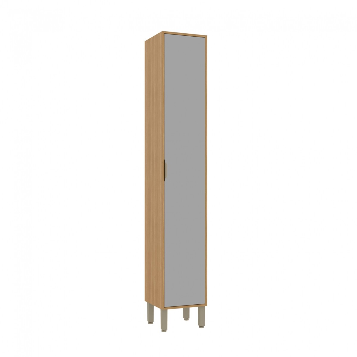 Armario despensa 1 puerta Color - Gris 