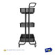 Organizador Estanteria Pvc 3 Niveles Baño Cocina Organizador Estanteria Pvc 3 Niveles Baño Cocina