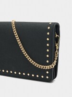 Bolso De Mano De Efecto Piel Con Tachuelas negro