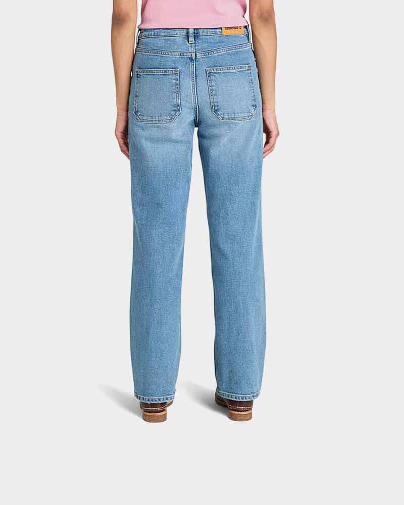 Pantalon Streight Denim Mujer 3738