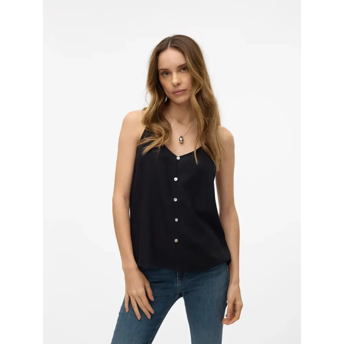VMMYMILO SINGLET TOP WVN GA BOO - BLACK 