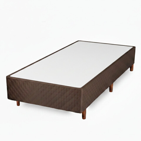 [OUTLET] Base Box Marrón 1 Plaza 88 cm de Ancho [PARA REPARAR] [OUTLET] Base Box Marrón 1 Plaza 88 cm de Ancho [PARA REPARAR]