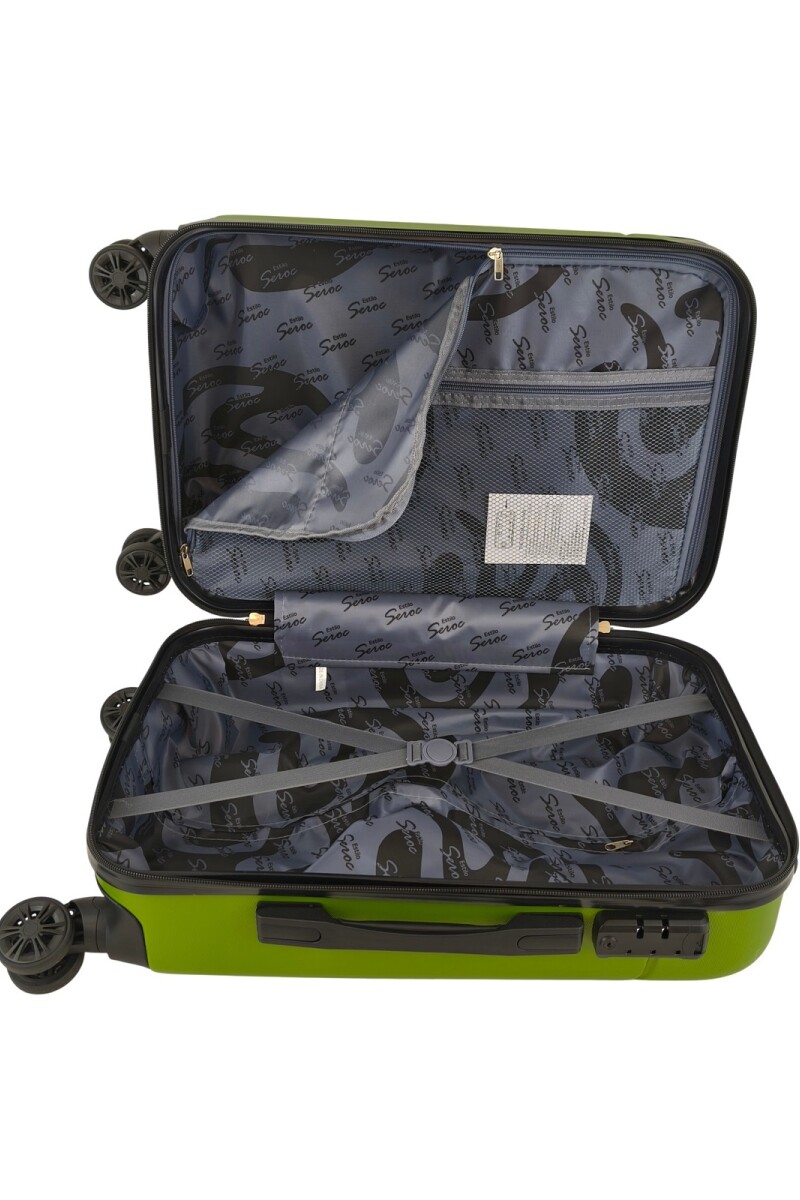 Set valijas ABS Verde claro