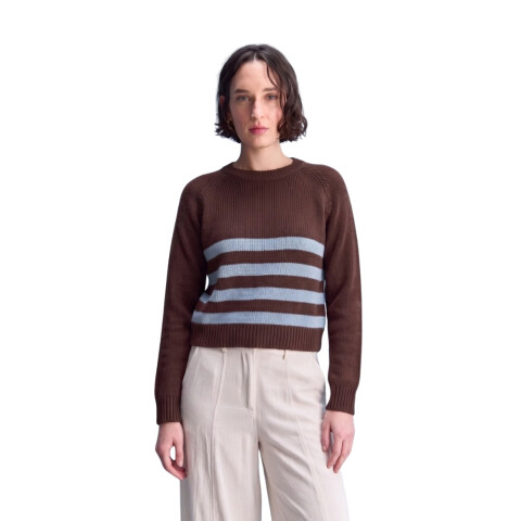 SWEATER TILO S-L CHOCOLATE