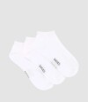 Pack x3 medias lisas surtidas Blanco