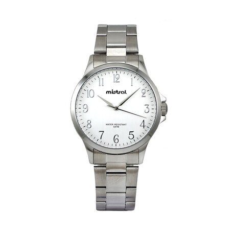 Reloj Mistral Clasico Acero Plata 07