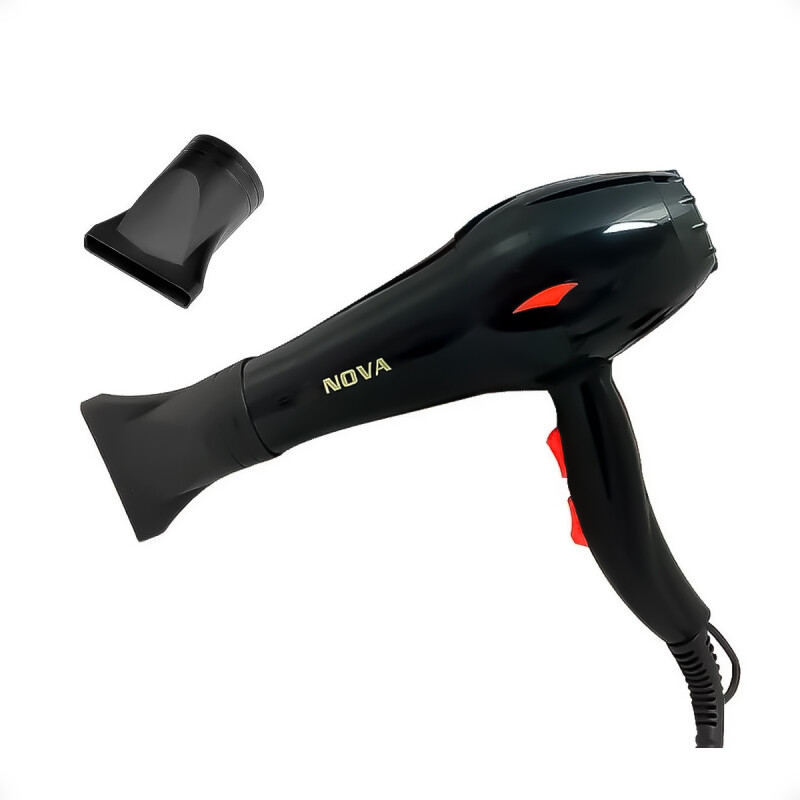 Secado de Pelo NV-7216 de 3200W dos Velocidades Nova de Color Negro Secado de Pelo NV-7216 de 3200W dos Velocidades Nova de Color Negro