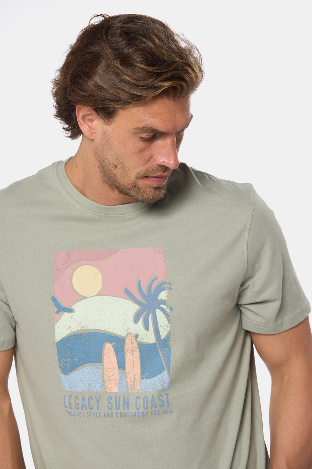 REMERA ESTAMPADA Verde