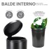 Cesto de basura 12 Litros Tacho Residuos Papelera Extraíble Acero Inoxidable Imback Color Negro Cesto de basura 12 Litros Tacho Residuos Papelera Extraíble Acero Inoxidable Imback Color Negro