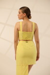 Falda button Amarillo